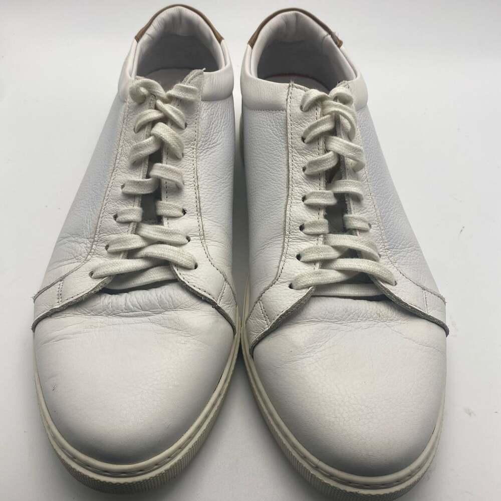 Allen Edmonds Courtside Sneaker Size 12 D White Leather